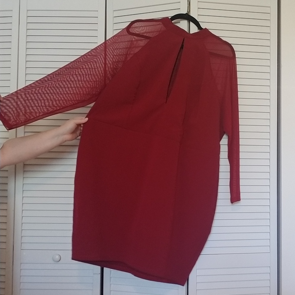 Practically New Wine Colored Dress